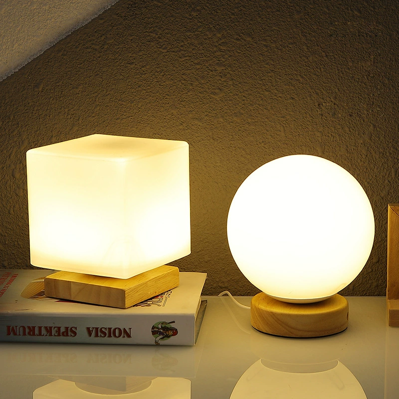 19966991329_1690503594.jpg_ Nordic Solid Wood USB Table Lamp, Wabi Sabi LED Bedside Night Light Creative Ambience Lamp for Bedroom Study Homestay - Image 1