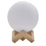 3D Moon Lamp Planet Night Light, Starry Sky Ambience Bedside Table Lamp for Bedroom Gift - Image 4