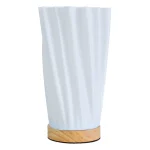 3D Printed Cream Style Table Lamp, Retro Vase Shape Remote Control Bedside Night Light for Bedroom Study Sleep Ambience Decor - Image 2