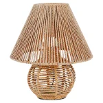Mid-Century Wabi Sabi Rattan Table Lamp, French Retro Woven Ambient Lamp for Living Room, Homestay & Bedroom Bedside Decor - Image 3